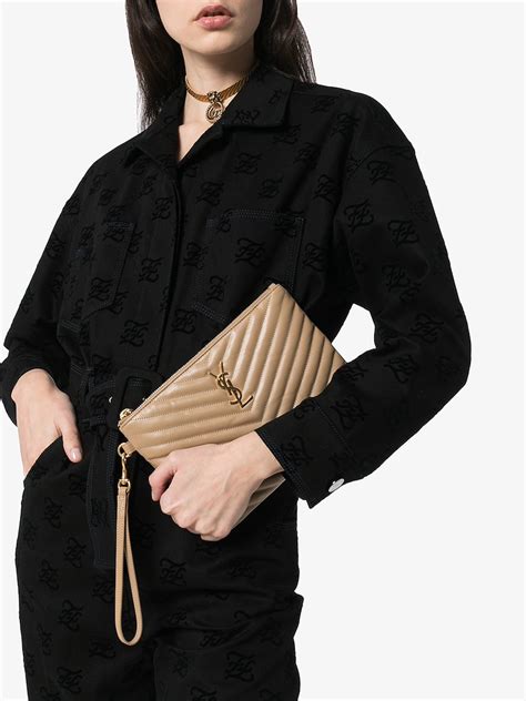 ysl tasche beige clutch|buy ysl clutch online.